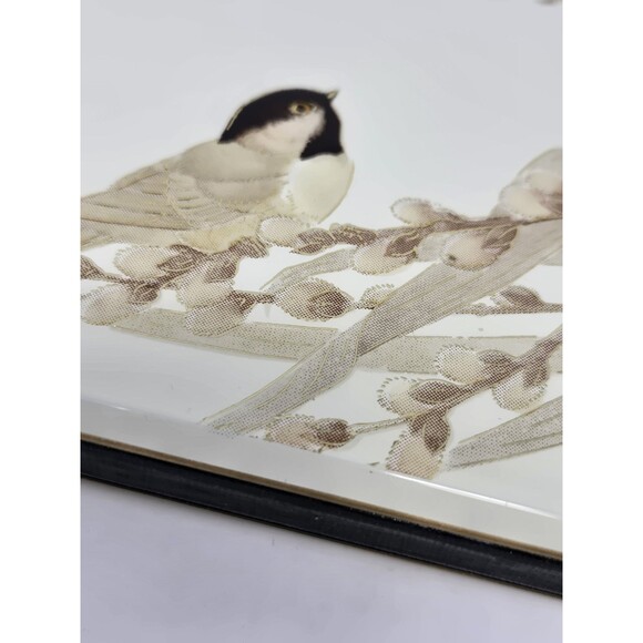 VINTAGE OTAGIRI JAPAN GIBSON GREETING CARDS LACQUERWARE ADDRESS BOOK UNUSED BIRD - Picture 13 of 14